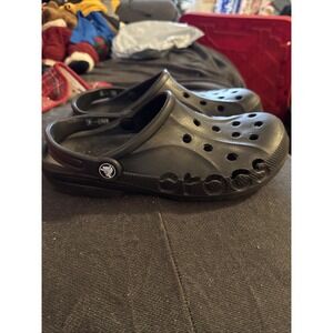 Crocs Unisex Black Women's Sz 10 Mens Sz 8 Perfect Condition!